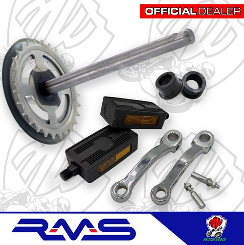 Kit pedali pedivelle asse - pedivelle,